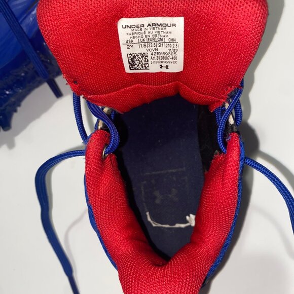 Under Armour Youth Football Cleats Size 2Y - Picture 2 of 9